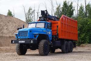 Ломовоз Урал 55571 с гидроманипулятором VM-10